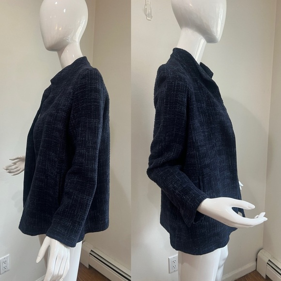 Eileen Fisher Tweed Blazer - Picture 8 of 8